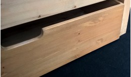 Pine Under Bed Storage Drawers